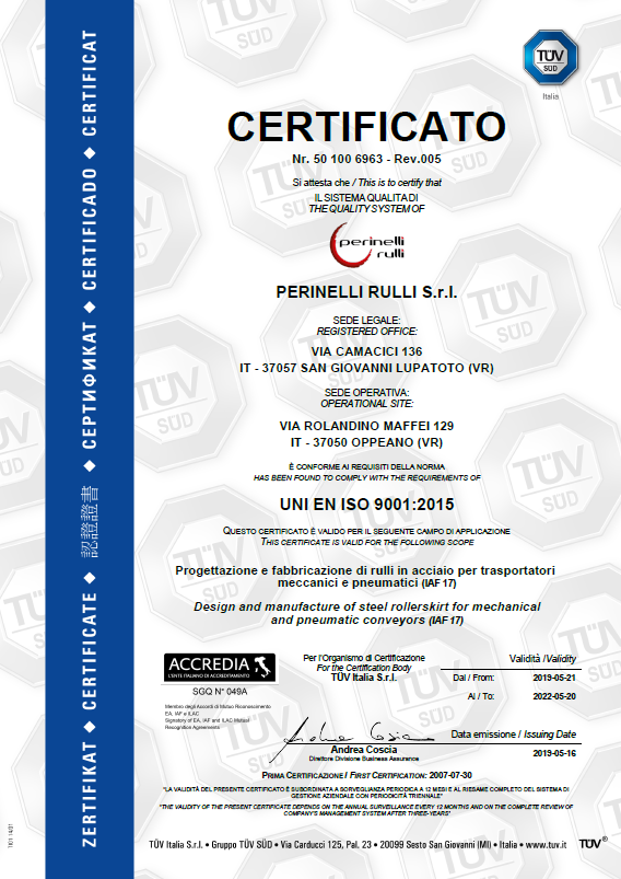 certificatoUNI EN ISO 9001 2008 2019-05-21
